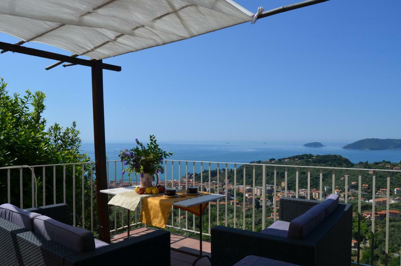 La Castellana Una Finestra Sul Mare- Air Conditioned Lerici Luaran gambar